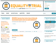 Tablet Screenshot of equalityontrial.com